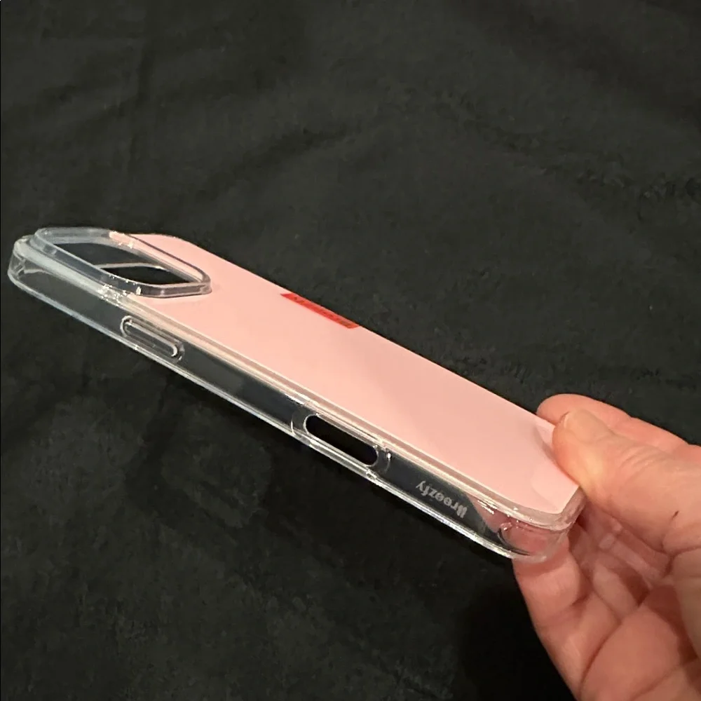 NWOT Breezfy iPhone 16 Pro Max Pink Phone Case